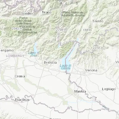 Map showing location of Salò (45.606850, 10.520500)