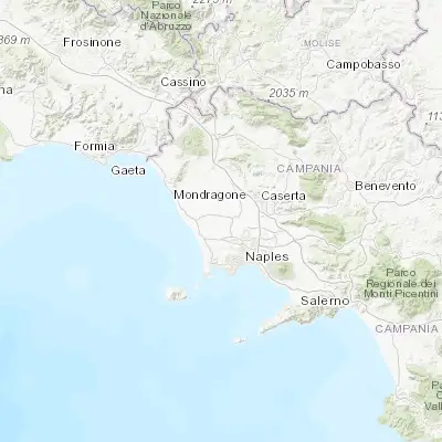 Map showing location of San Cipriano d'Aversa (40.998810, 14.131730)