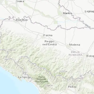 Map showing location of San Polo d'Enza (44.626900, 10.426670)