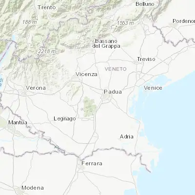 Map showing location of Selvazzano Dentro (45.387640, 11.792320)