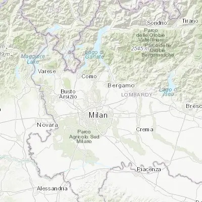 Map showing location of Villasanta (45.606340, 9.307970)