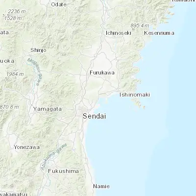 Map showing location of Matsushima (38.373570, 141.061050)