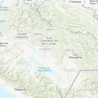 Map showing location of Amatenango del Valle (16.527220, -92.434720)