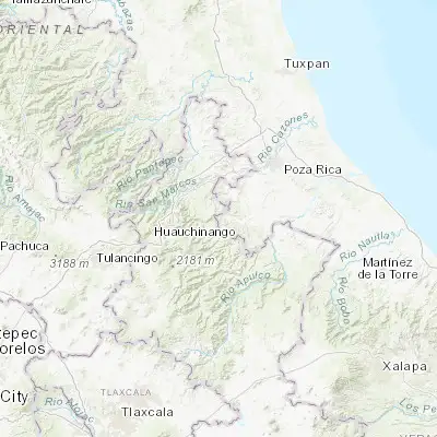 Map showing location of Coahuitlán (20.260640, -97.729340)