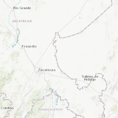 Map showing location of Dulce Grande (23.001750, -102.174050)