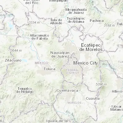 Map showing location of San Francisco Chimalpa (19.442790, -99.343980)