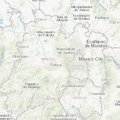 Map showing location of San Pedro Huitzizilapan (19.405730, -99.478130)