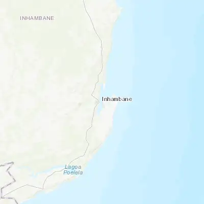 Map showing location of Inhambane (-23.865000, 35.383330)