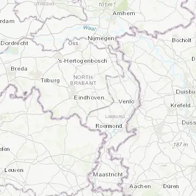 Map showing location of Asten (51.404170, 5.748610)