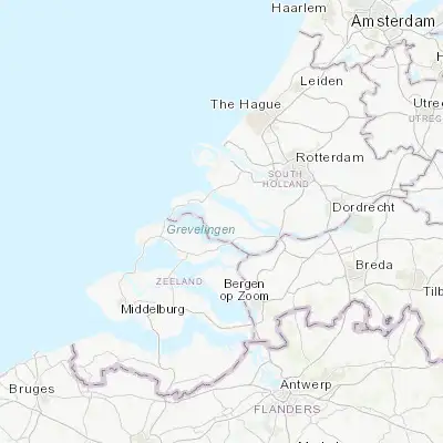 Map showing location of Dirksland (51.749170, 4.100000)