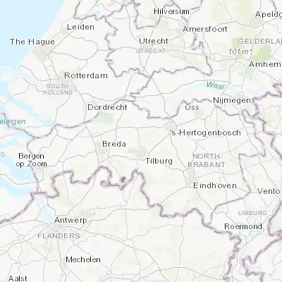 Map showing location of Loon op Zand (51.627500, 5.075000)