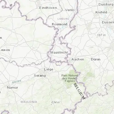 Map showing location of Margraten (50.820830, 5.820830)