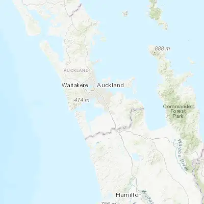 Map showing location of Papatoetoe (-36.968200, 174.840190)