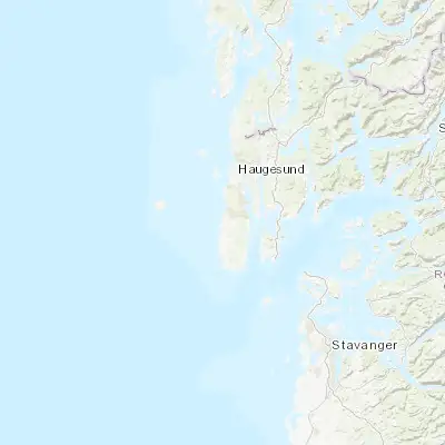 Map showing location of Åkrehamn (59.260530, 5.186890)