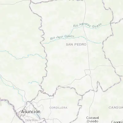 Map showing location of General Elizardo Aquino (-24.445480, -56.899420)