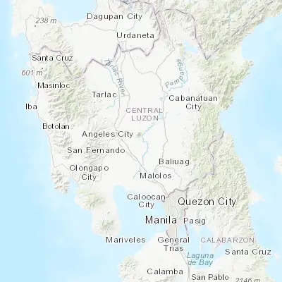 Map showing location of Arayat (15.150500, 120.769700)