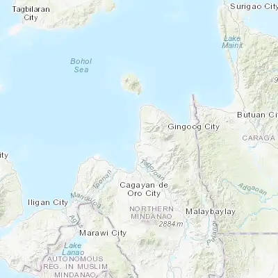 Map showing location of Balingasag (8.744170, 124.776940)