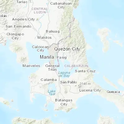 Map showing location of Binangonan (14.464600, 121.192900)