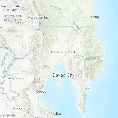 Map showing location of Cabayangan (7.407220, 125.733060)