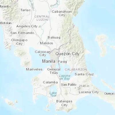 Map showing location of Calumpang (14.622800, 121.089700)