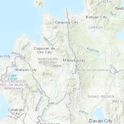 Map showing location of Casisang (8.138060, 125.125000)