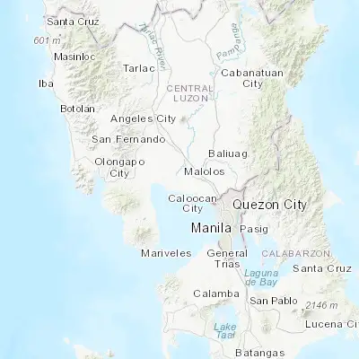 Map showing location of Hagonoy (14.834130, 120.732710)