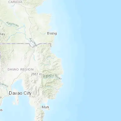 Map showing location of Kinablangan (7.692800, 126.549120)