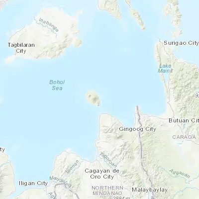 Map showing location of Mahinog (9.157780, 124.787500)