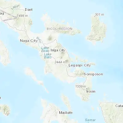 Map showing location of Muladbucad (13.238900, 123.605700)