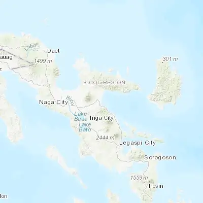 Map showing location of Nato (13.610500, 123.535600)