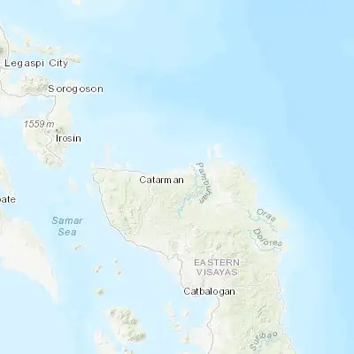 Map showing location of Nenita (12.491670, 124.804440)