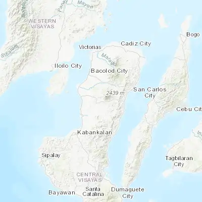 Map showing location of Sagang (10.361200, 123.072200)