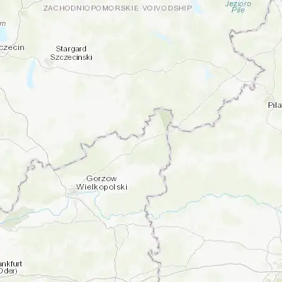 Map showing location of Dobiegniew (52.969470, 15.753620)