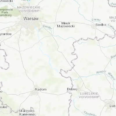 Map showing location of Łaskarzew (51.789930, 21.591220)