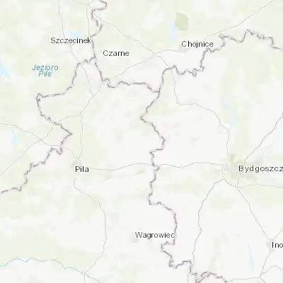 Map showing location of Łobżenica (53.262440, 17.255740)