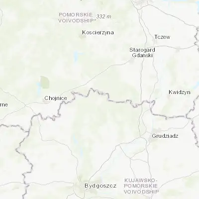 Map showing location of Śliwice (53.708750, 18.173700)