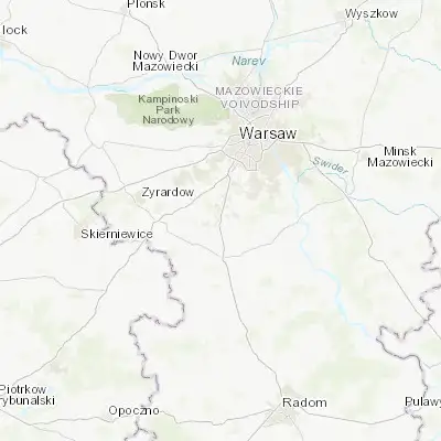 Map showing location of Tarczyn (51.981970, 20.833940)