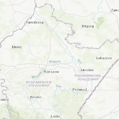 Map showing location of Żołynia (50.162000, 22.308250)