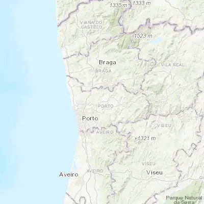 Map showing location of Frazão (41.258660, -8.400140)