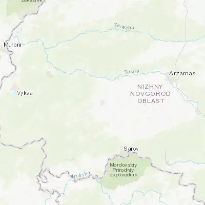 Map showing location of Ardatov (55.242050, 43.096990)