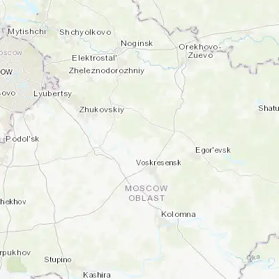 Map showing location of Ashitkovo (55.451730, 38.595180)