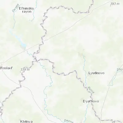 Map showing location of Betlitsa (54.009460, 33.958750)