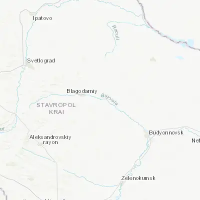 Map showing location of Burlatskoye (45.056390, 43.635000)