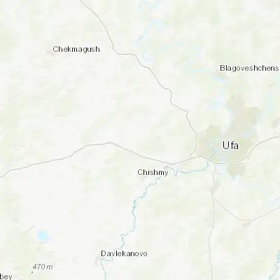 Map showing location of Dmitriyevka (54.750000, 55.333330)