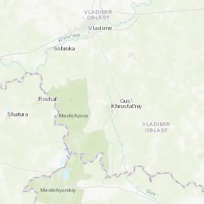 Map showing location of Gusevskiy (55.661990, 40.562670)