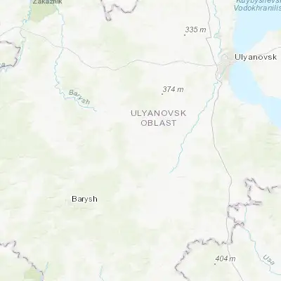 Map showing location of Ignatovka (53.947870, 47.653600)