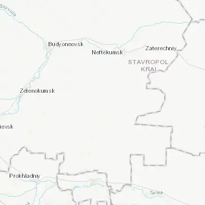 Map showing location of Irgakly (44.361110, 44.755560)