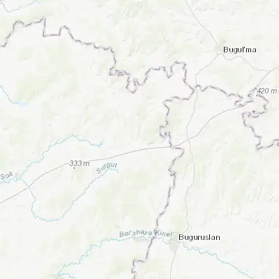 Map showing location of Kamyshla (54.116930, 52.142620)