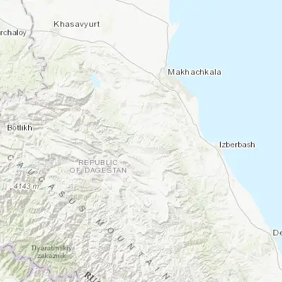 Map showing location of Karamakhi (42.619340, 47.260170)