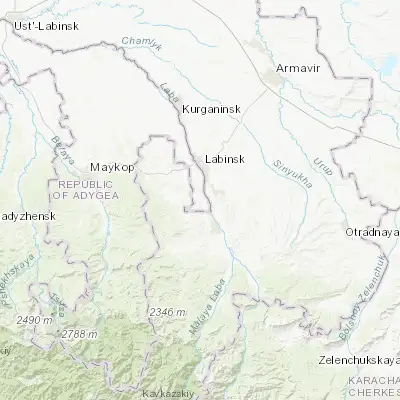 Map showing location of Khodz’ (44.510200, 40.714200)